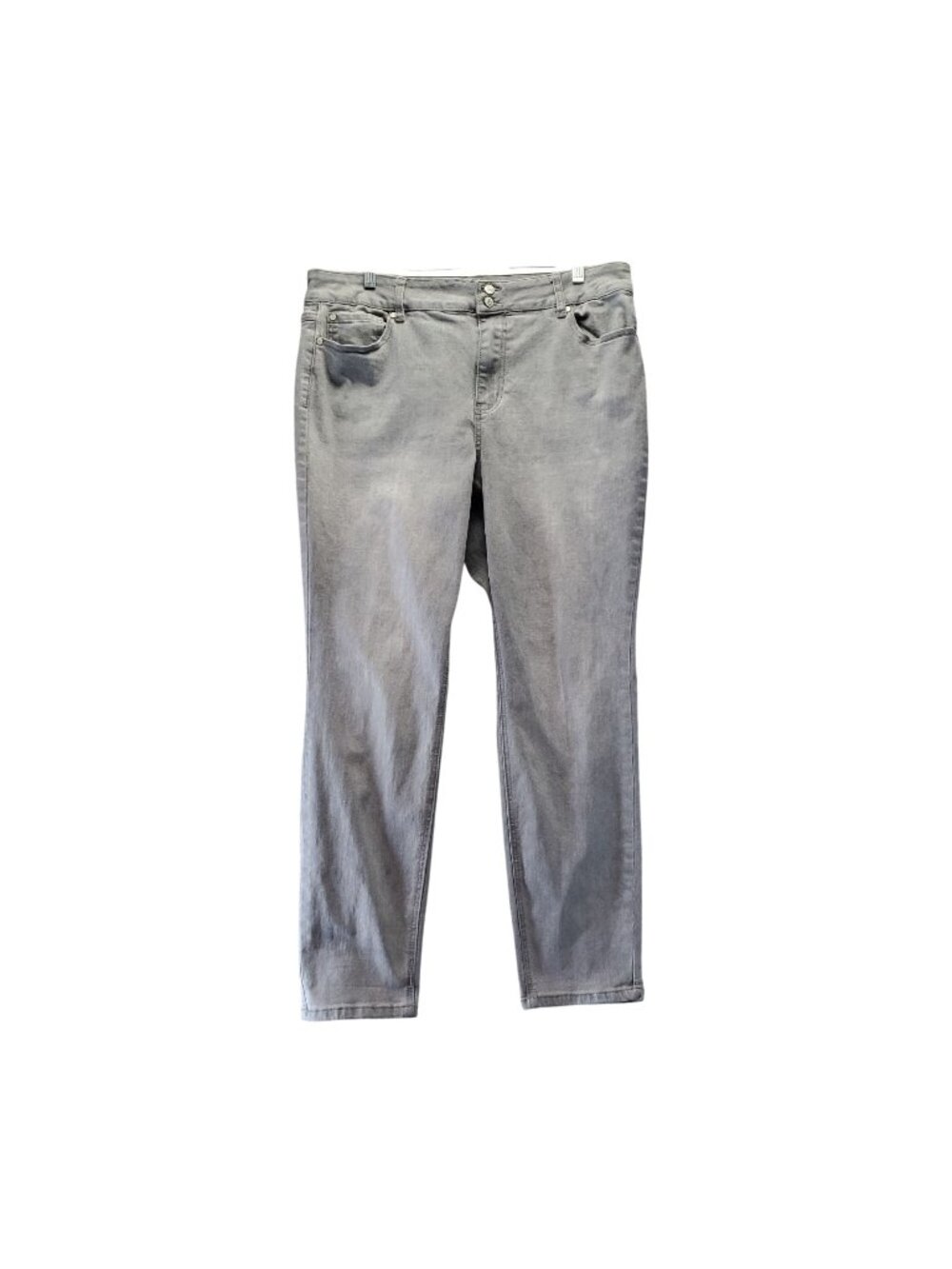 Cato Jeans Womens Size 14 Gray Hi-Rise Stretch Denim *Read*